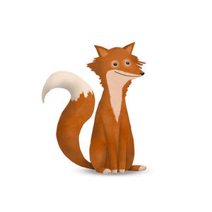Komar Wandbild Cute Animal Fox Tiere B/L: ca. 50x70 cm