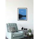 Bild 1 von Komar Wandbild Word Lake Hush Blue Natur B/L: ca. 30x40 cm
