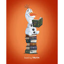 Bild 1 von Komar Wandbild Frozen Olaf Reading Disney B/L: ca. 40x50 cm
