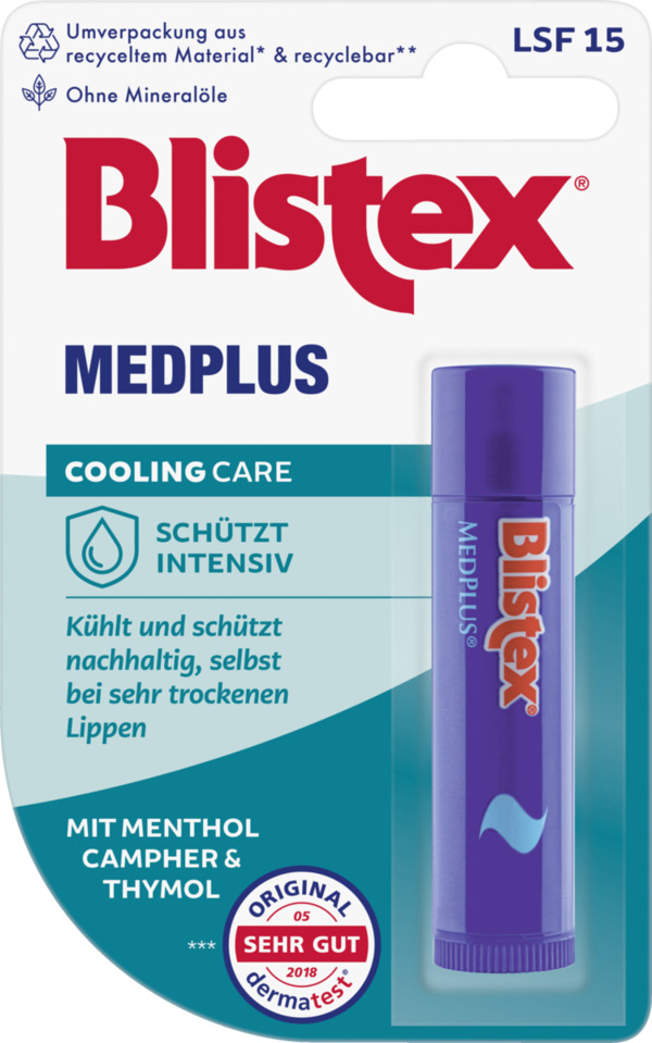 Bild 1 von Blistex MEDPLUS Lippenpflegestift