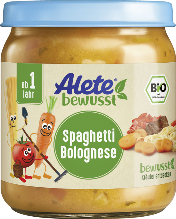 Bild 1 von Alete bewusst Bio Spaghetti Bolognese