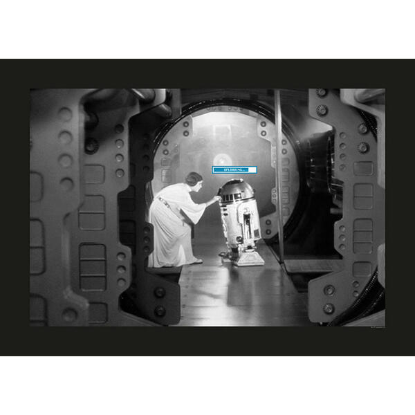 Bild 1 von Komar Wandbild Star Wars Classic Leia R2D2 Upload Star Wars B/L: ca. 70x50 cm