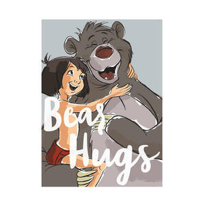 Komar Wandbild Bear Hug Disney B/L: ca. 30x40 cm