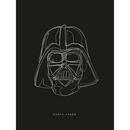 Bild 1 von Komar Wandbild Star Wars Lines Dark Side Vader Star Wars B/L: ca. 30x40 cm