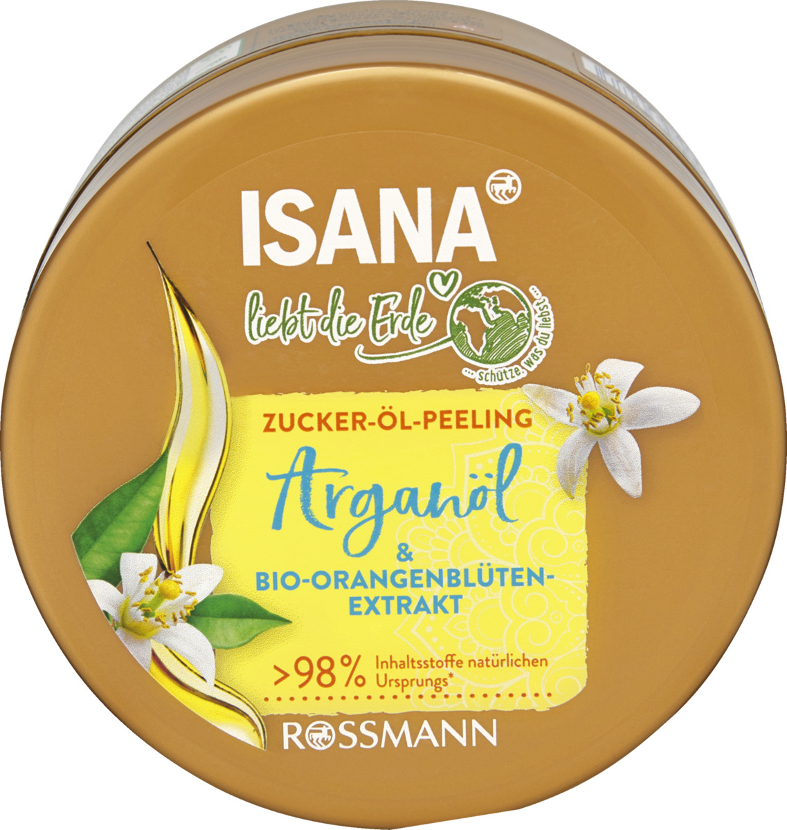Bild 1 von ISANA liebt die Erde Zucker-Öl-Peeling Arganöl