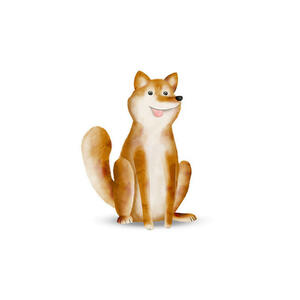 Komar Wandbild Cute Animal Dog Hund B/L: ca. 50x70 cm