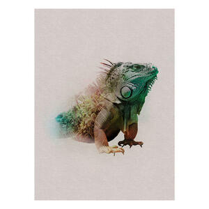 Komar Wandbild Animals Paradise Iguana