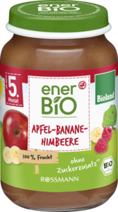 enerBiO Baby Apfel-Banane-Himbeere