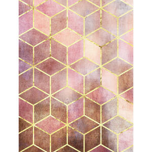 Komar Wandbild Mosaik Rosso Abstrakt B/L: ca. 30x40 cm