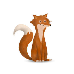 Komar Wandbild Cute Animal Fox Tiere B/L: ca. 30x40 cm