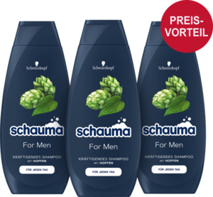 Schwarzkopf Schauma 3er Vorteilsset For Men Shampoo
