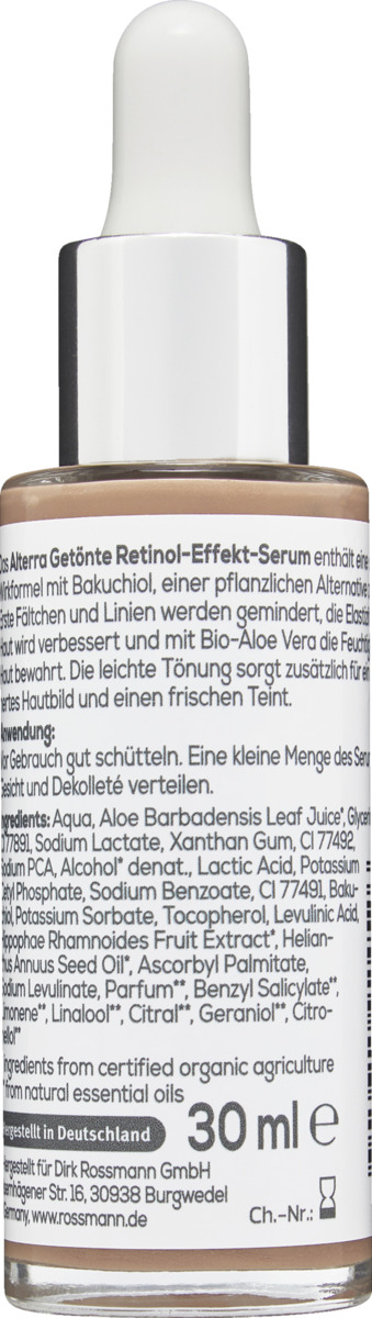 Bild 2 von Alterra NATURKOSMETIK getöntes Retinol-Effekt-Serum