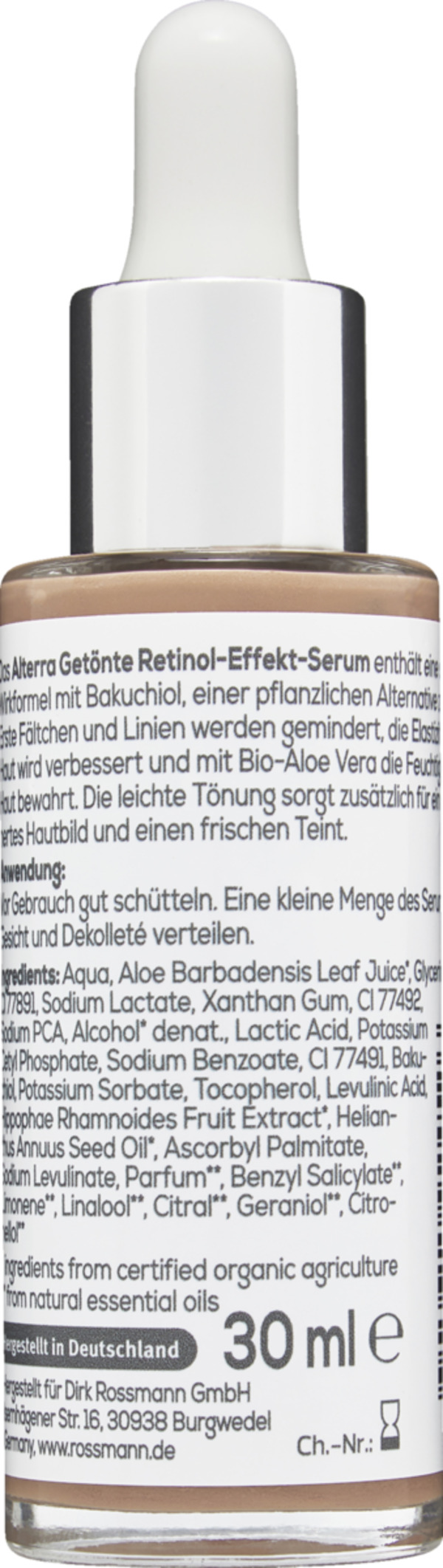 Bild 2 von Alterra NATURKOSMETIK getöntes Retinol-Effekt-Serum