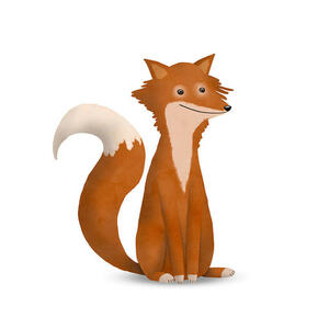 Komar Wandbild Cute Animal Fox Tiere B/L: ca. 40x50 cm