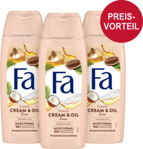 Fa 3er Vorteilsset Cream & Oil Cacao Pflegende Duschcreme