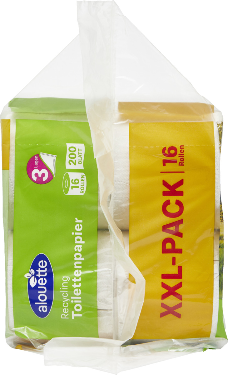 Bild 2 von alouette Recycling Toilettenpapier 3-lagig Sparpack