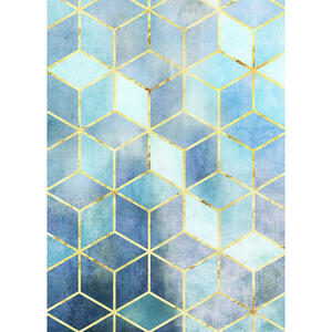 Komar Wandbild Mosaik Azzuro Abstrakt B/L: ca. 50x70 cm