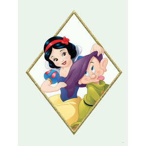 Komar Wandbild Snow White & Dopey Disney B/L: ca. 30x40 cm