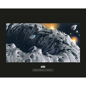 Komar Wandbild Star Wars Classic RMQ Asteroid Star Wars B/L: ca. 50x40 cm
