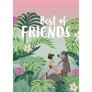 Komar Wandbild Jungle Book Best of Friends Disney B/L: ca. 50x70 cm