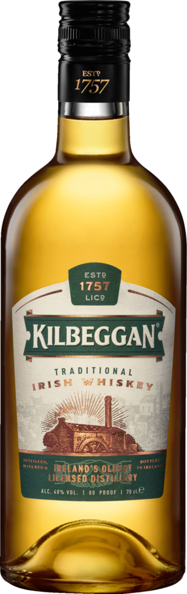 Bild 1 von Kilbeggan Kilbeggan Traditional Irish Whiskey