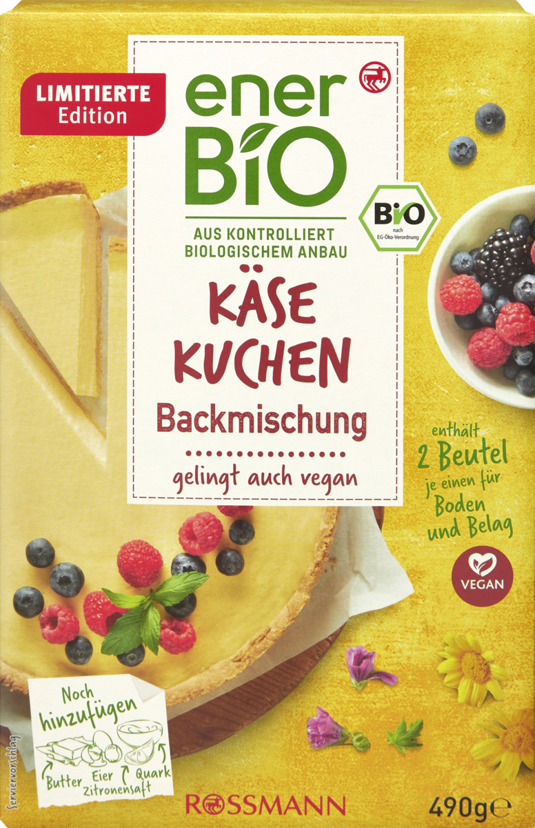 Bild 1 von enerBiO Käsekuchen Backmischung