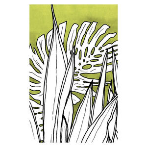 Komar Wandbild Dried Leaves Pflanzen B/L: ca. 50x70 cm