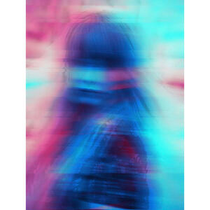 Komar Wandbild Neon Girl Girl B/L: ca. 30x40 cm