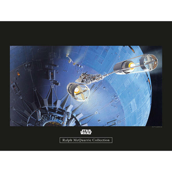 Bild 1 von Komar Wandbild Star Wars Classic RMQ Death Star At Star Wars B/L: ca. 40x30 cm