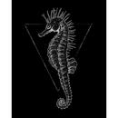 Bild 1 von Komar Wandbild Sea Horse Black Tiere B/L: ca. 40x50 cm