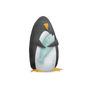Komar Wandbild Cute Animal Penguin