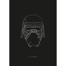 Bild 1 von Komar Wandbild Star Wars Lines Dark Side Kylo Star Wars B/L: ca. 50x70 cm