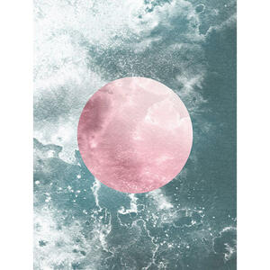 Komar Wandbild Solum Aqua Abstrakt B/L: ca. 30x40 cm