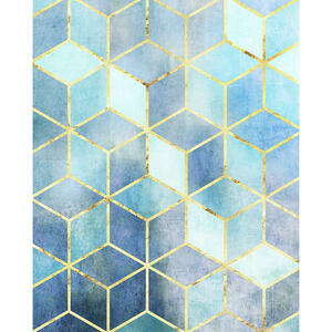 Komar Wandbild Mosaik Azzuro Abstrakt B/L: ca. 40x50 cm