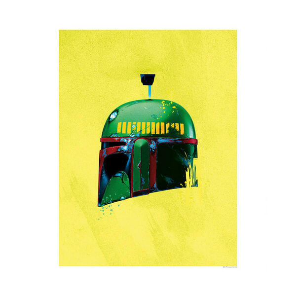 Bild 1 von Komar Wandbild Star Wars Classic Helmets Boba Fett Star Wars B/L: ca. 40x50 cm