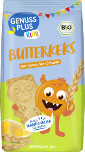 GENUSS PLUS KIDS Bio Butterkeks