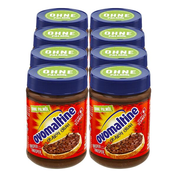 Bild 1 von Ovomaltine Crunchy Cream 380 g, 8er Pack