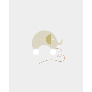 Komar Wandbild Baby Happy Elefant B/L: ca. 40x50 cm