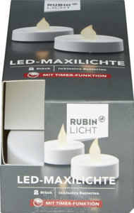 Rubin Licht LED Maxilichte mit Timer