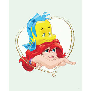 Komar Wandbild Ariel & Fabius Disney B/L: ca. 40x50 cm