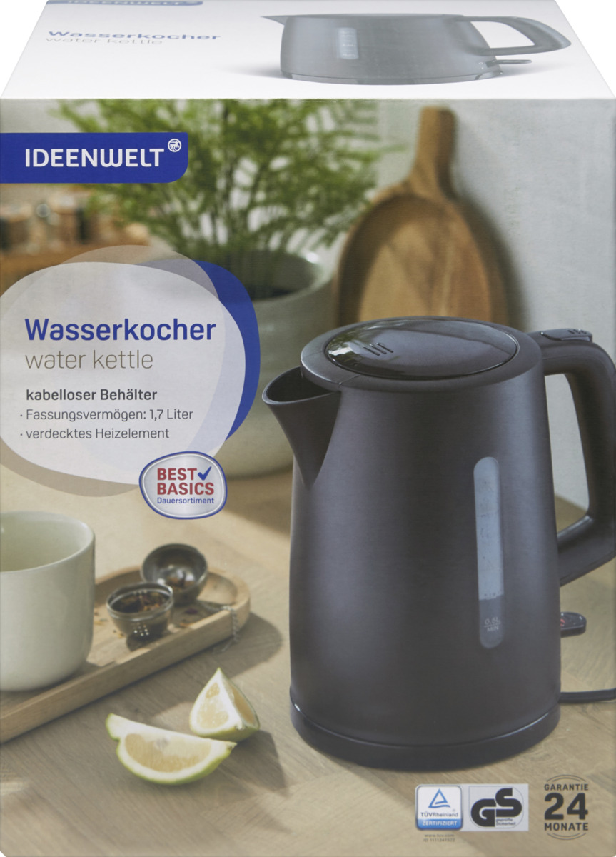 Bild 1 von IDEENWELT Wasserkocher schwarz