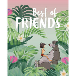 Komar Wandbild Jungle Book Best of Friends Disney B/L: ca. 40x50 cm