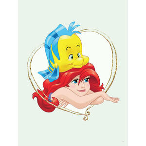 Komar Wandbild Ariel & Fabius Disney B/L: ca. 30x40 cm