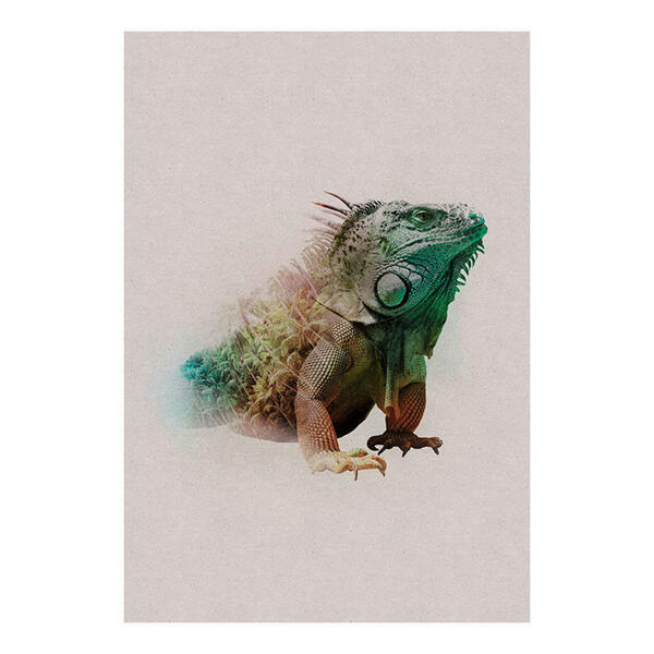 Bild 1 von Komar Wandbild Animals Paradise Iguana Tiere B/L: ca. 50x70 cm