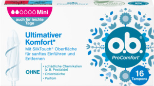 o.b. ProComfort Tampons Mini
