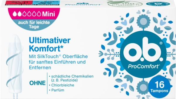 Bild 1 von o.b. ProComfort Tampons Mini