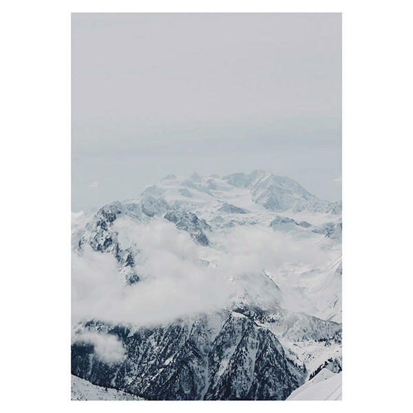 Bild 1 von Komar Wandbild Mountains Clouds Berge B/L: ca. 50x70 cm
