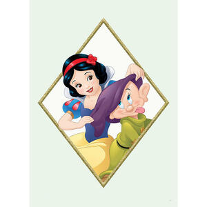 Komar Wandbild Snow White & Dopey Disney B/L: ca. 50x70 cm