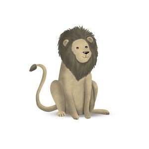 Komar Wandbild Cute Animal Lion