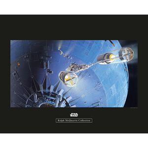 Komar Wandbild Star Wars Classic RMQ Death Star At Star Wars - Classic B/L: ca. 50x40 cm